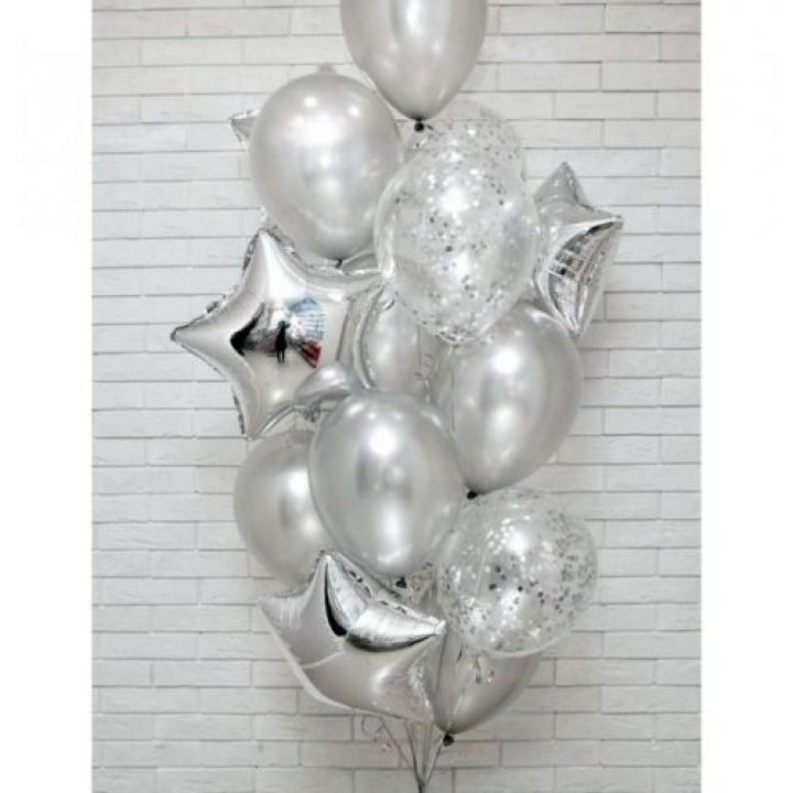 Фонтан шаров "Сильвер мун" в Шахтах