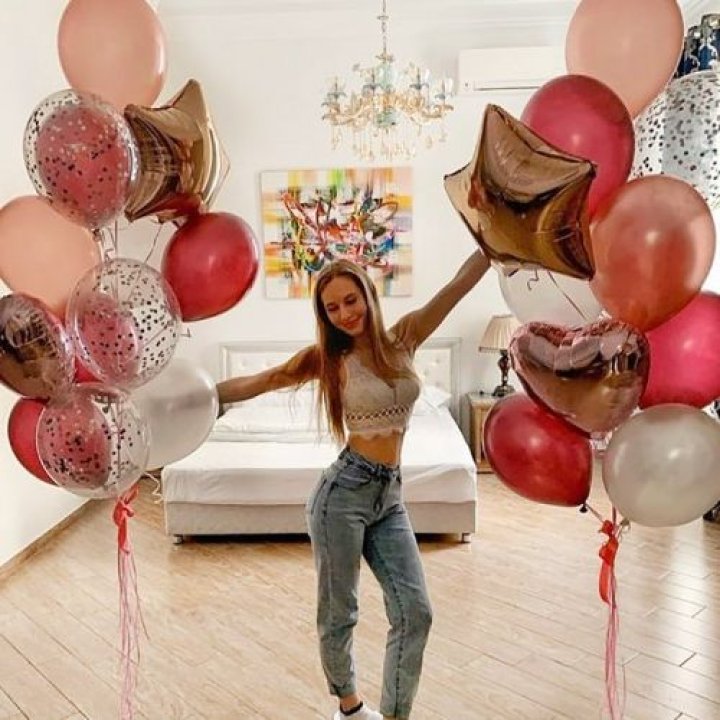 Фонтаны шаров "Селебрити" в Шахтах