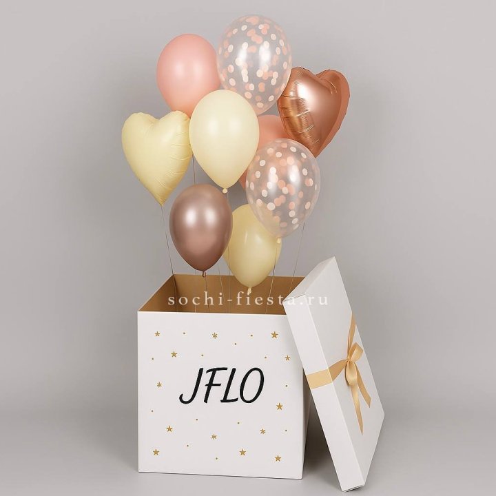 Коробка-сюрприз с шарами №2 в Шахтах