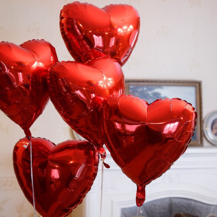 Фольгированный шар "Сердце" в Шахтах