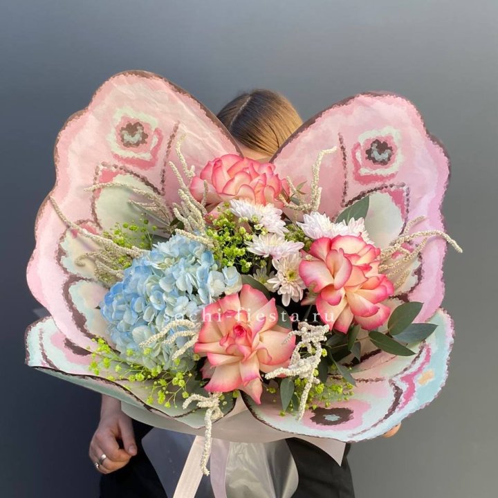 Дизайнерский букет бабочка №5 в Шахтах