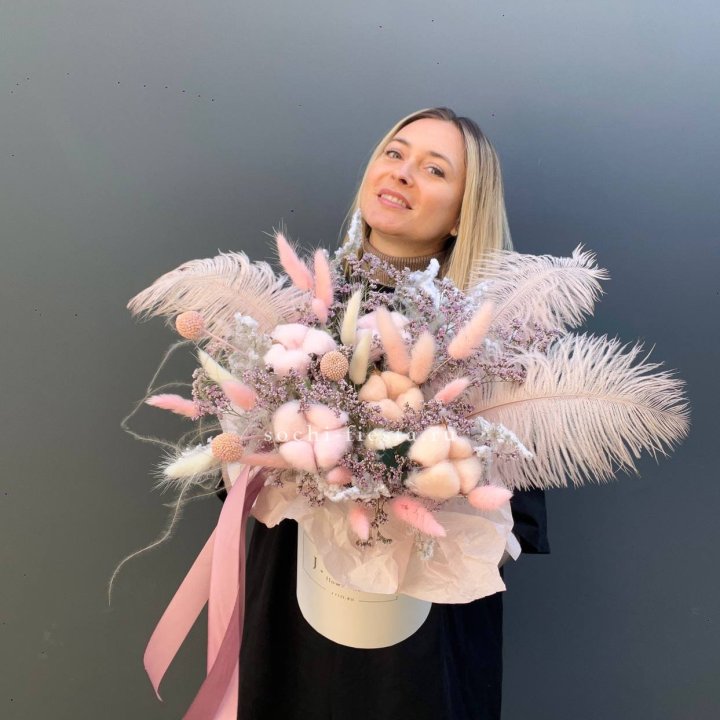 Авторский бокс с сухоцветами в Шахтах