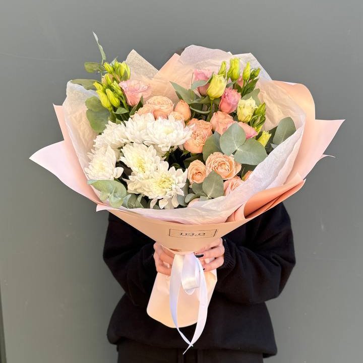 Букет "Персиковая нежность" в Шахтах