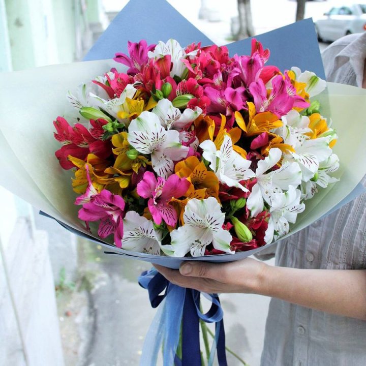 Микс альстромерий в Шахтах