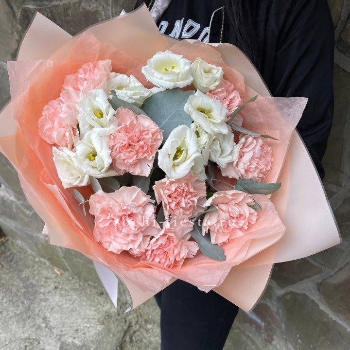  Букет диантусов "Пич" в Шахтах