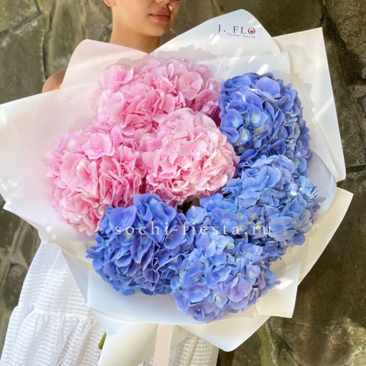 Букет гортензий №1 в Шахтах