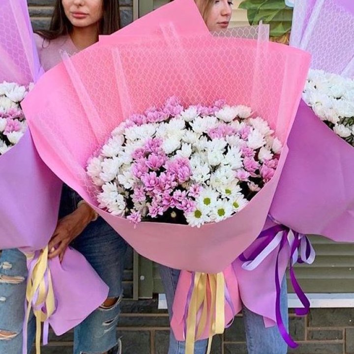 Букет хризантем №3 в Шахтах