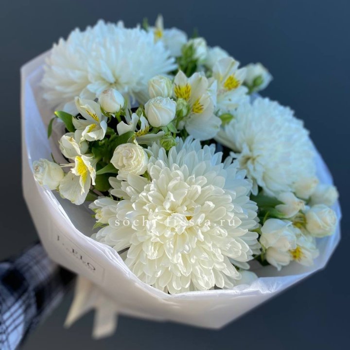 Букет из хризантем "Миранда" в Шахтах