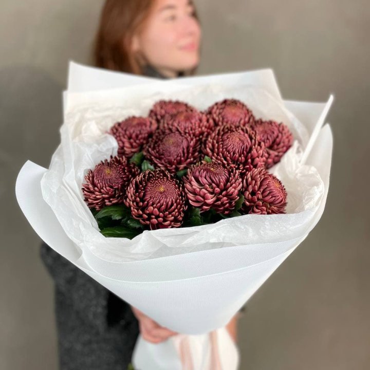 Букет хризантем "Касиопия" в Шахтах