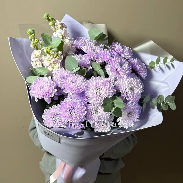 Дуо хризантема и маттиола в Шахтах