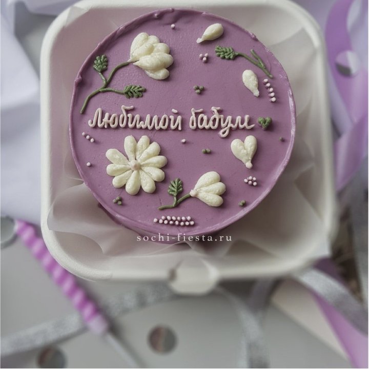 Бенто-торт "Любимой бабуле" в Шахтах