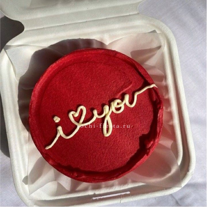 Бенто-торт "Я тебя люблю бесконечно" в Шахтах