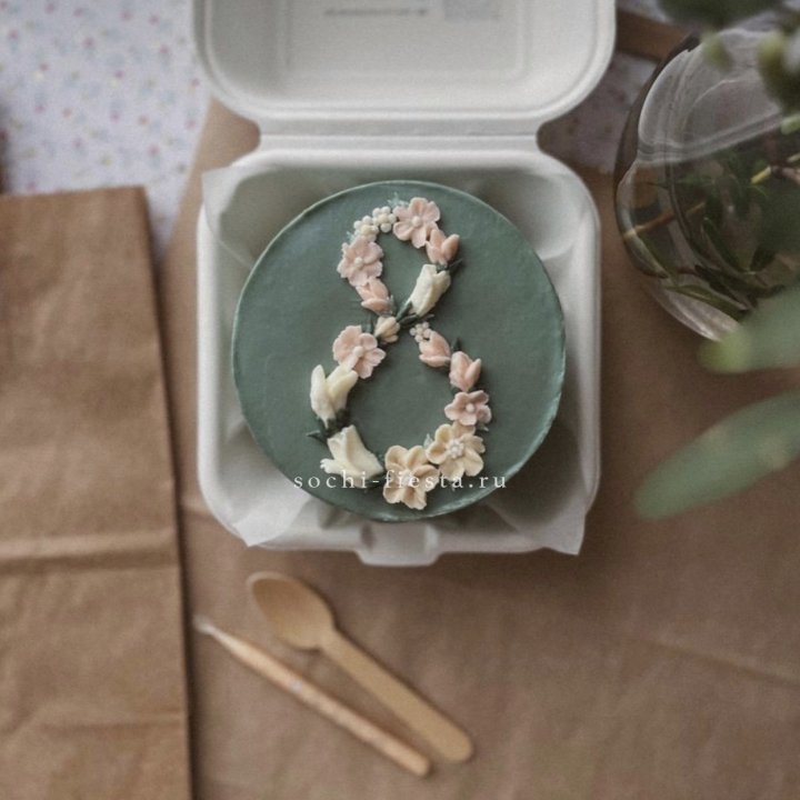 Бенто-торт "8 марта" green  в Шахтах