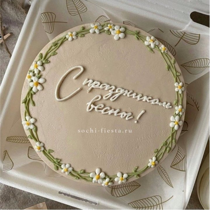 Бенто-торт "C праздником весны!"  в Шахтах