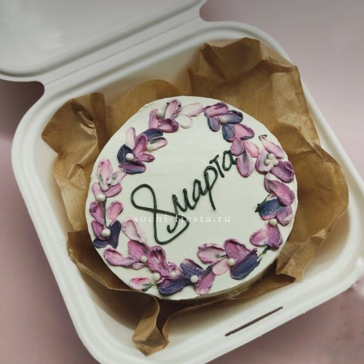Бенто-торт "8 марта цветы"  в Шахтах