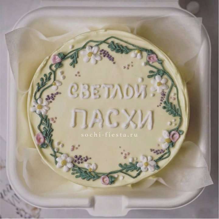 Бенто-торт "Светлой Пасхи" 2 в Шахтах