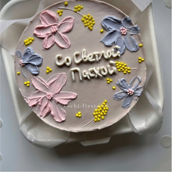Бенто-торт "Светлой Пасхи" 3 в Шахтах