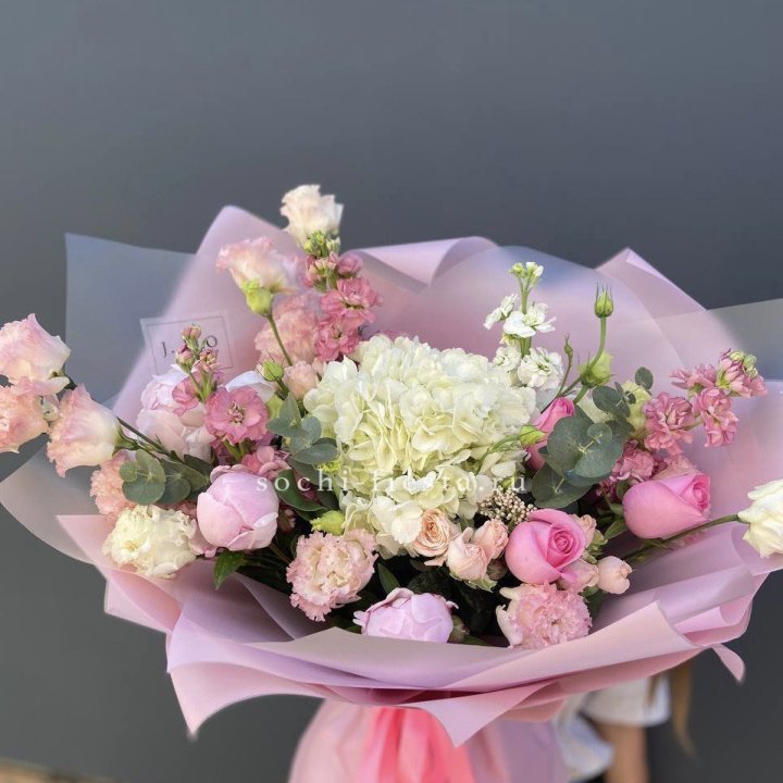 Дизайнерский букет "Фламинго" в Шахтах