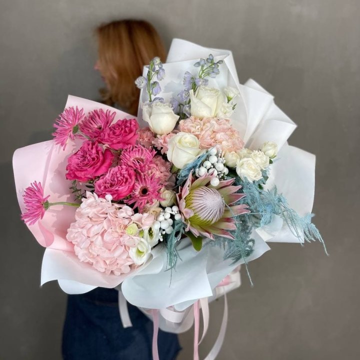 Дизайнерский букет "Фантастик" в Шахтах