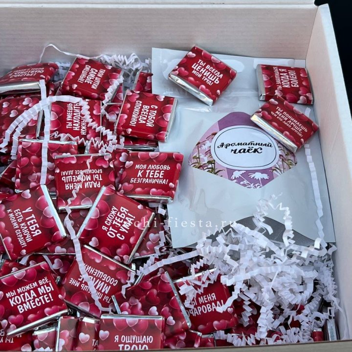 Набор Шоколад и Чай "101 причина любви" в Шахтах
