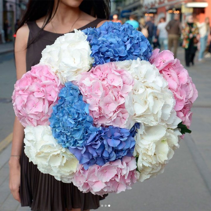 Букет гортензий "Инь-Янь" в Шахтах