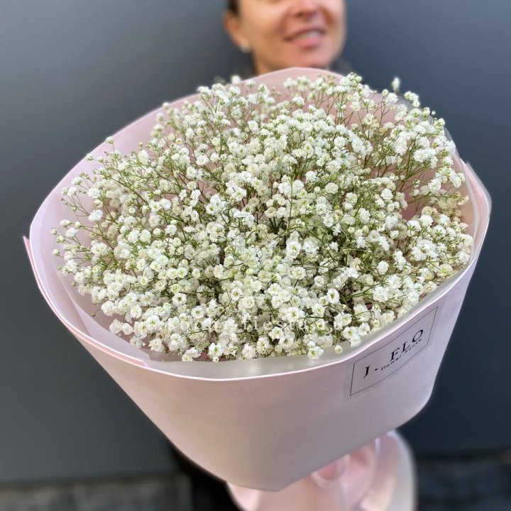 11 белых гипсофил в фоамиране в Шахтах