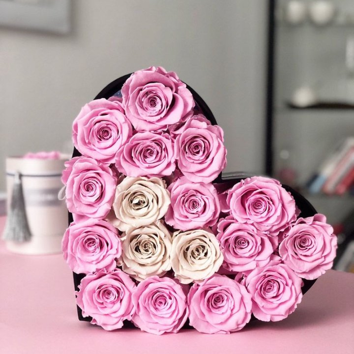 Сердце из роз в Шахтах