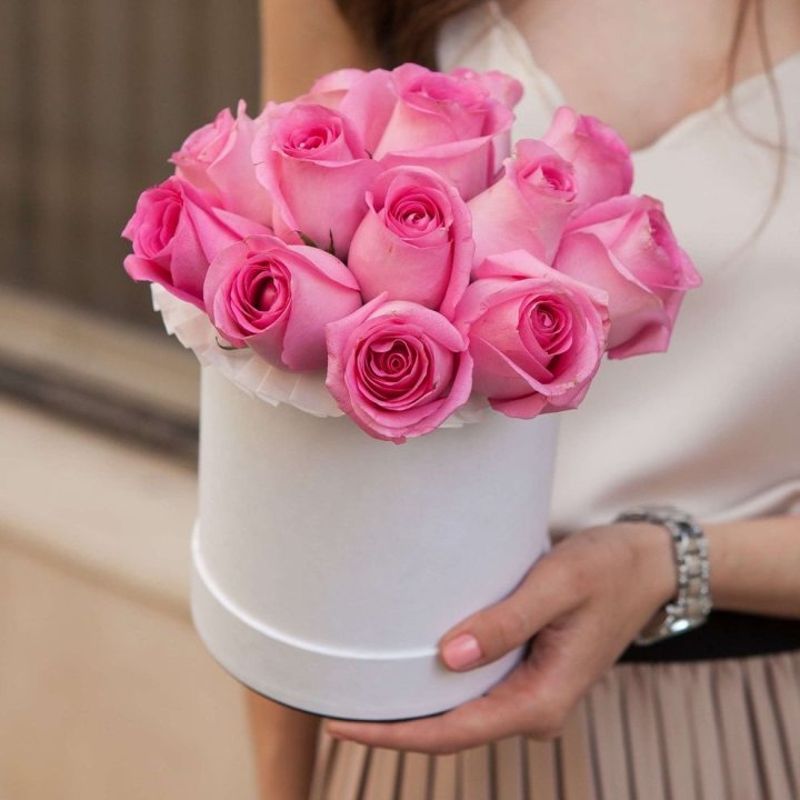 15 роз в боксе Кэтрин в Шахтах