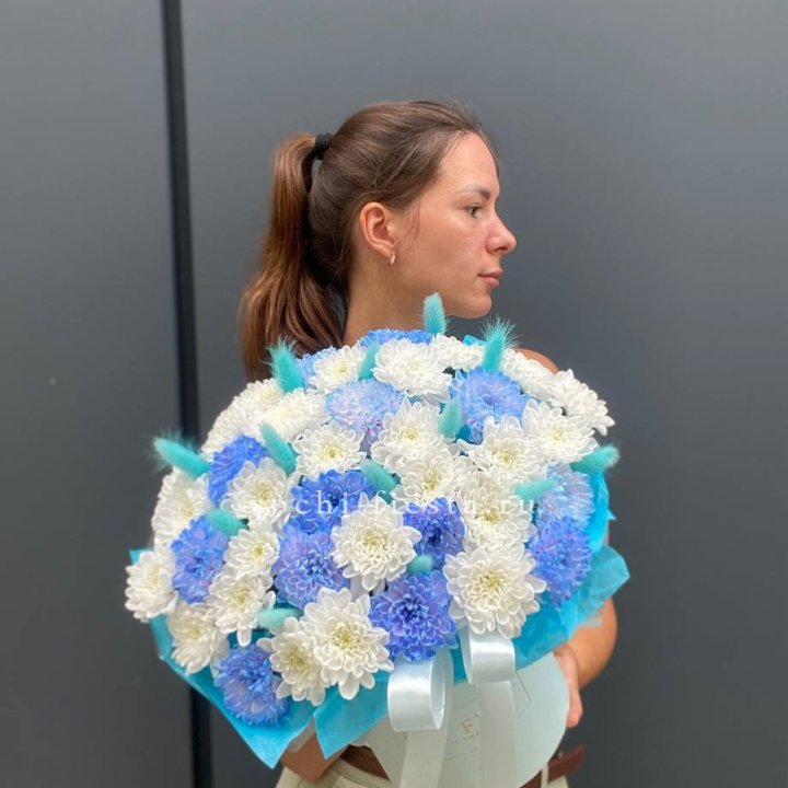  Коробочка  хризантем и лагуруса в Шахтах