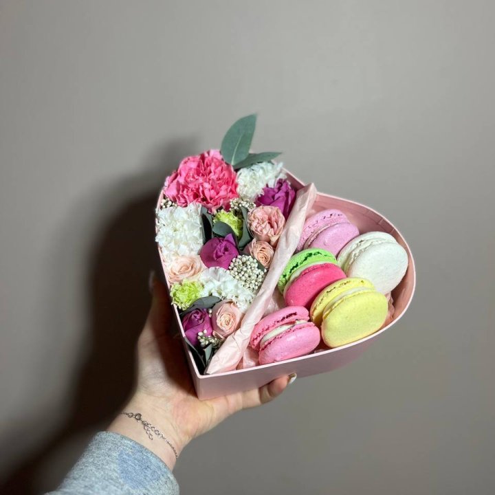 Дуо цветы и макаронсы в Шахтах