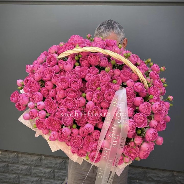 Корзина роз Мисти Баблс 151 в Шахтах