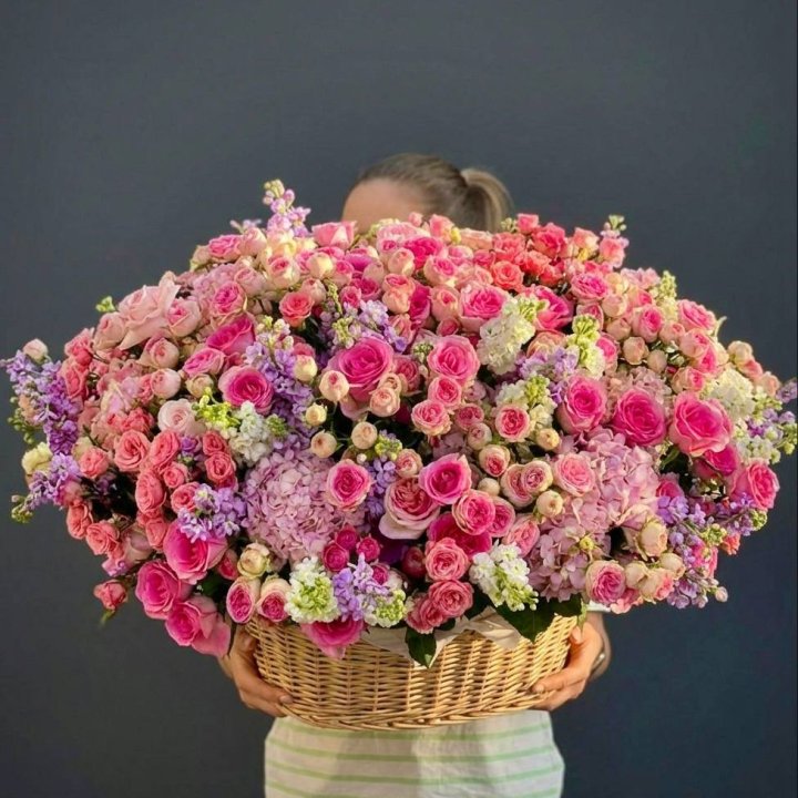 Цветочная корзина гигант №5 в Шахтах