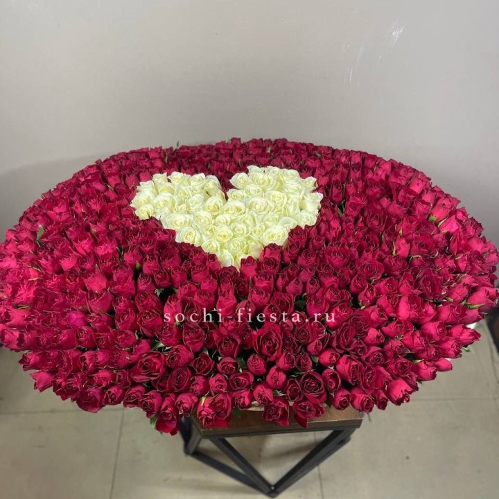 501 роза в корзине в Шахтах