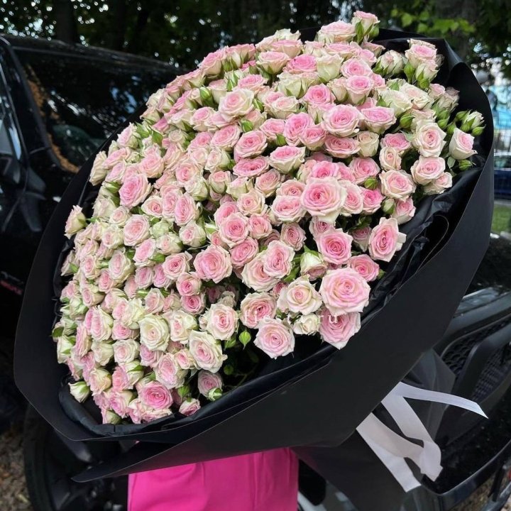 101 кустовая роза "Твистер" в Шахтах