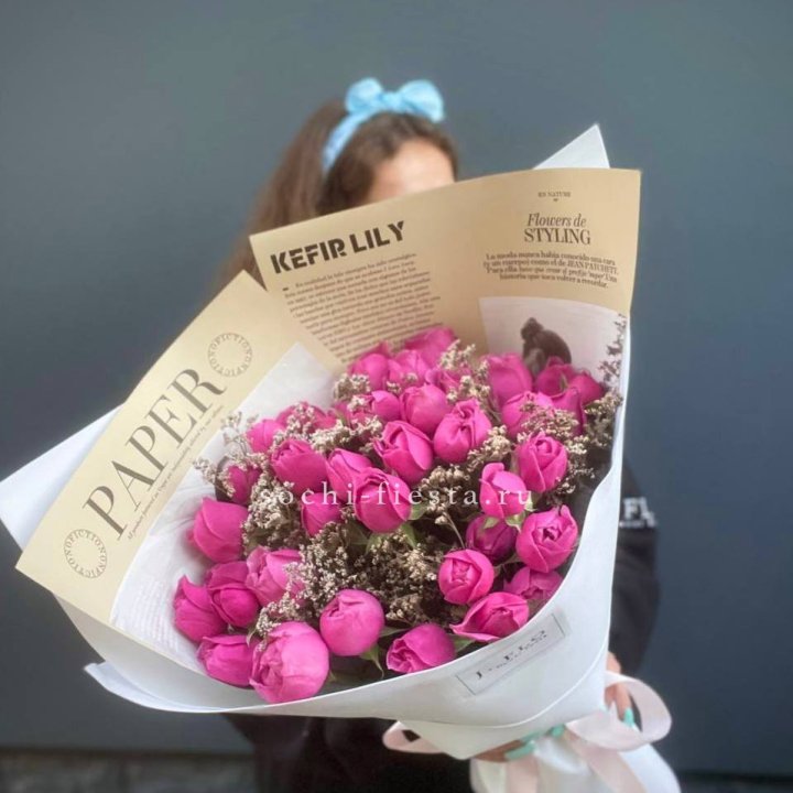 Пионовидные розы баблс №3 с доставкой в Шахтах