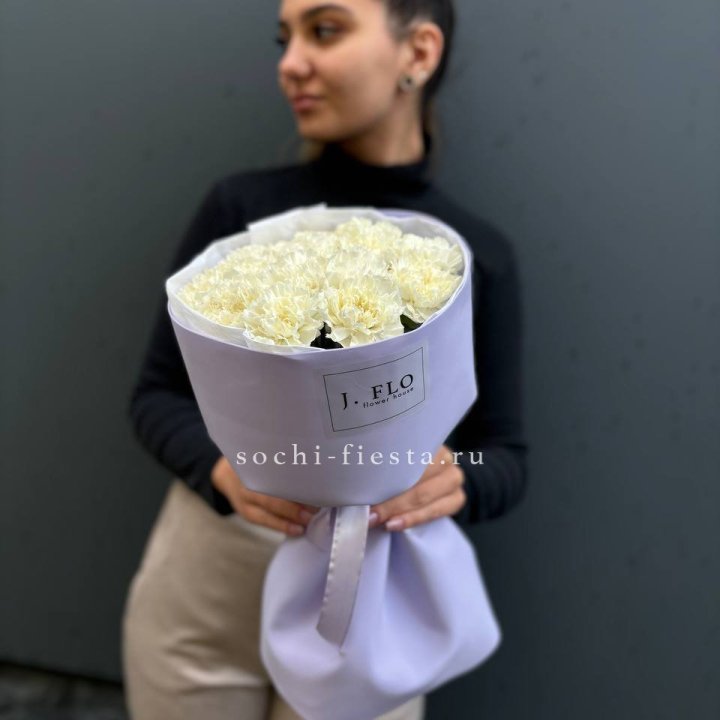 Букет белых диантусов в Шахтах