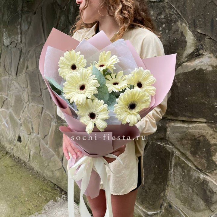 Букет голландских гербер  в Шахтах