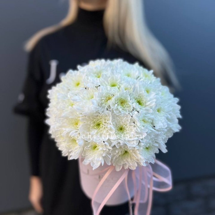 Коробка с хризантемами №1 в Шахтах