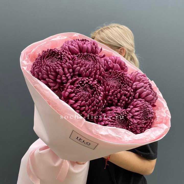 9 хризантем бигуди в Шахтах