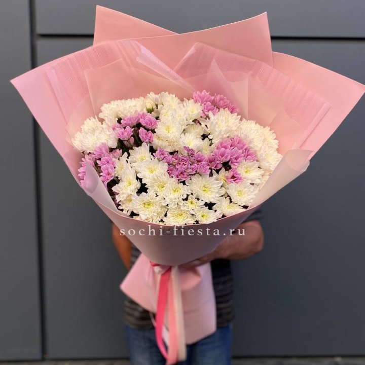  Букет хризантем- гигант  в Шахтах
