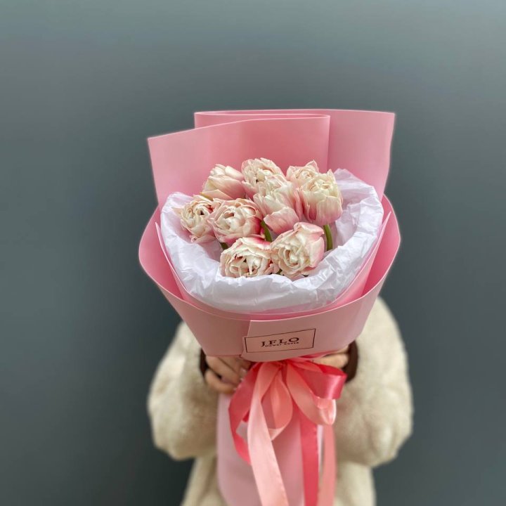 9 нежных тюльпанов в Шахтах