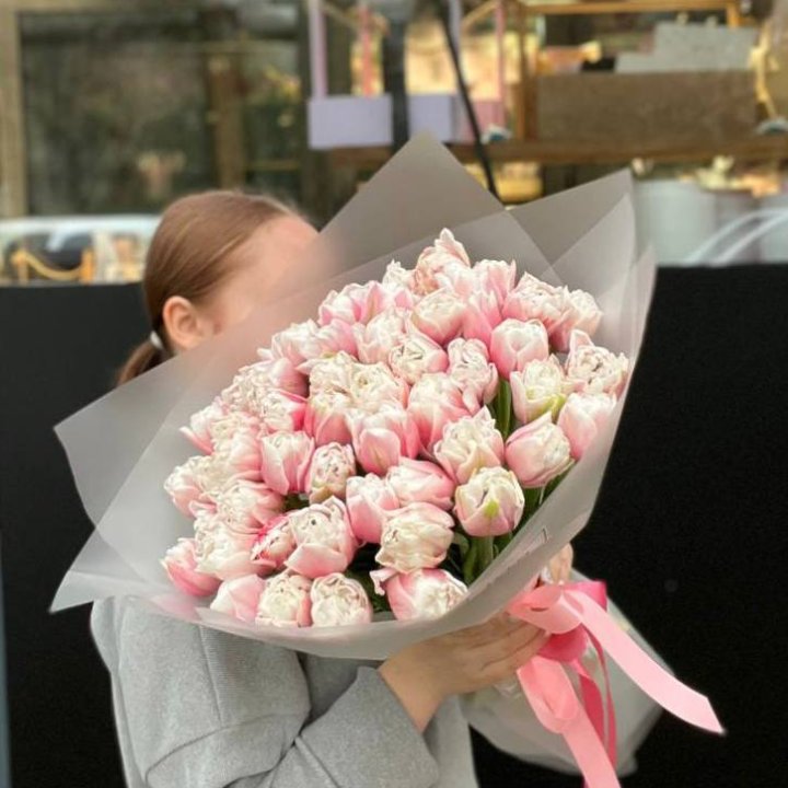 51 нежный тюльпан в Шахтах