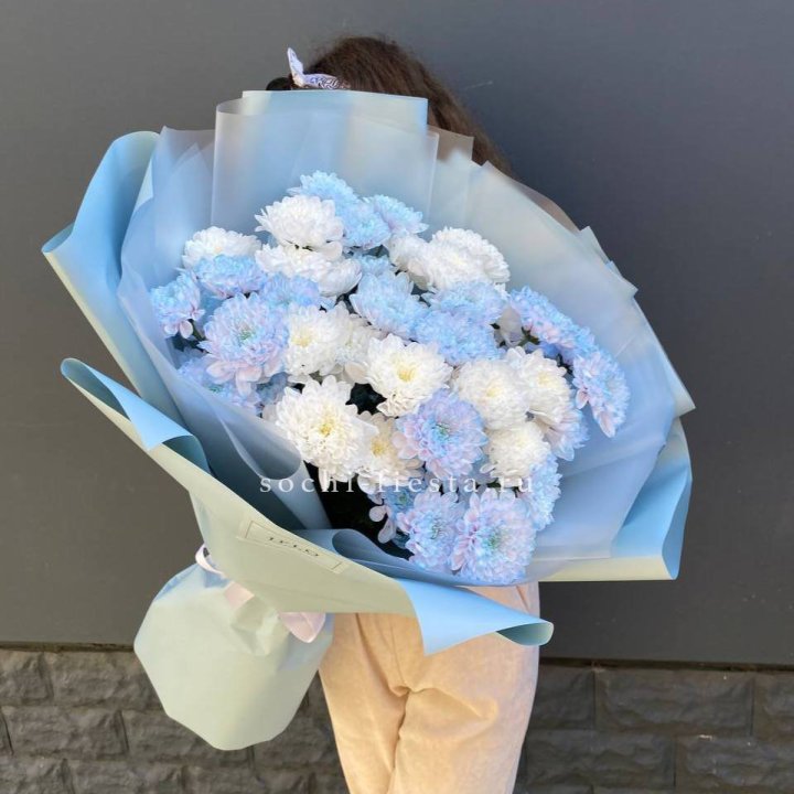  Букет "БЛЮ" с доставкой в Шахтах