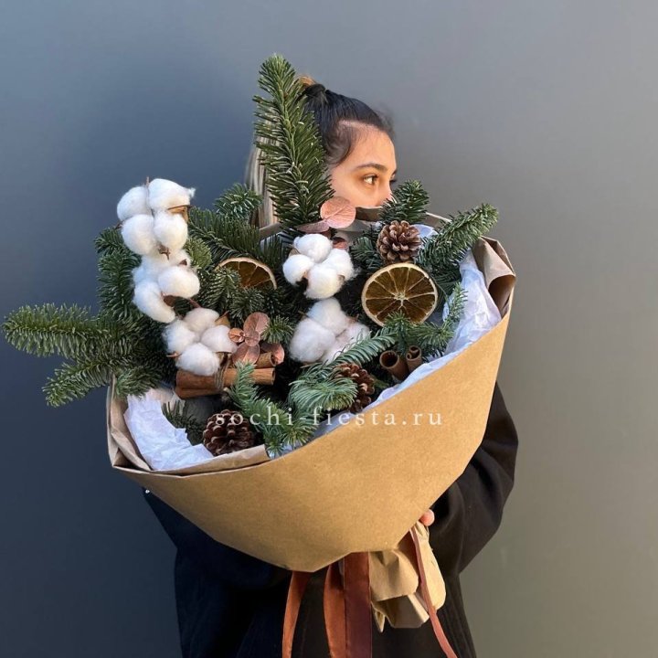 Зимний букет с нобилисом в Шахтах