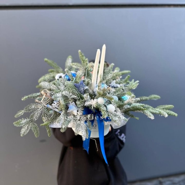 Новогодняя композиция в коробке  в Шахтах