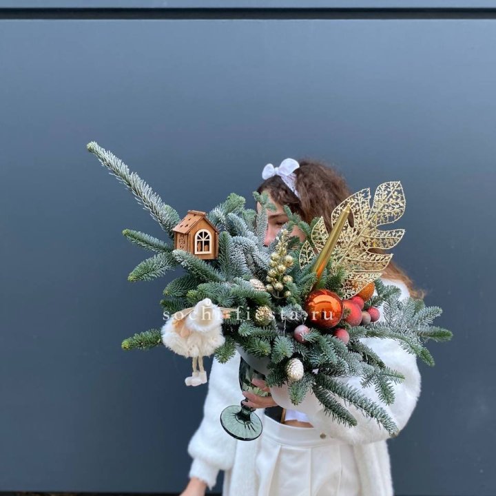 Композиция в бокале огненная  в Шахтах