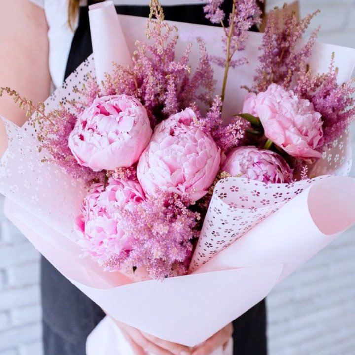 Букет пионов "Мелиса" в Шахтах