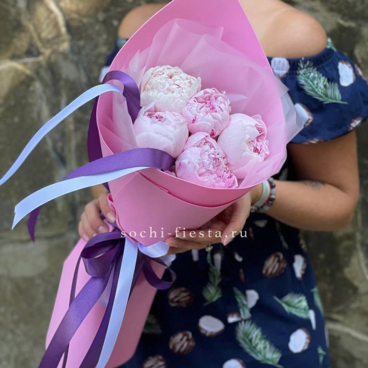 Букет пионов "НАЙ" в Шахтах