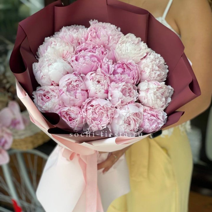 Букет с пионами №5 в Шахтах