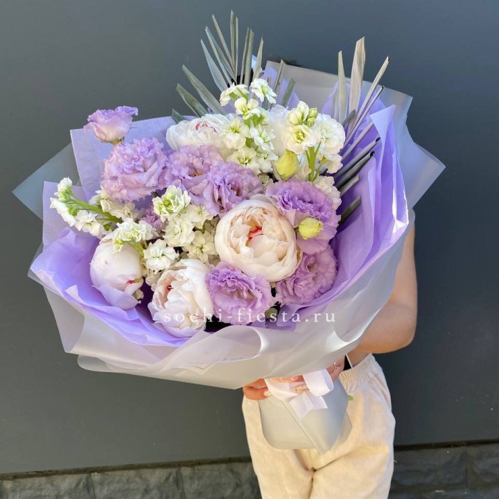  Букет "Лавандовое мороженое" в Шахтах